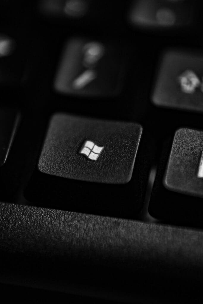 Free Close Up of a Keyboard Stock Photo
