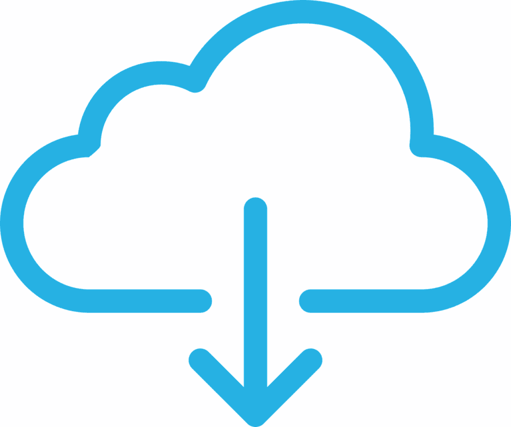 Free download cloud file download vector