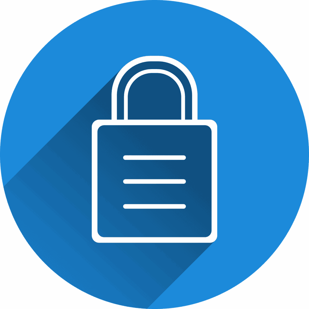 Free castle security locked vector